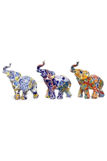 ELEFANTE ARABICO RESINA COLORES MEDIANO  