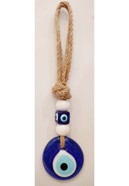 Colgante Ojo Turco de cristal 23x5.5cm
