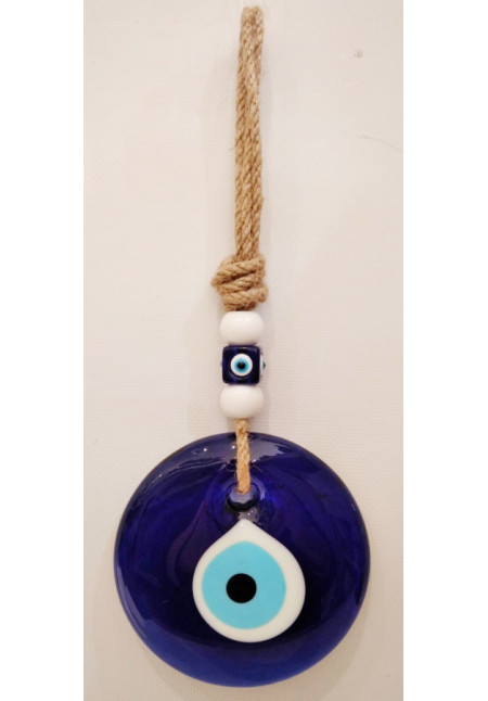 Colgante Ojo Turco de cristal 27x11cm