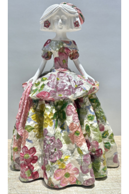 Figura Menina hecha de escayola 20cm 