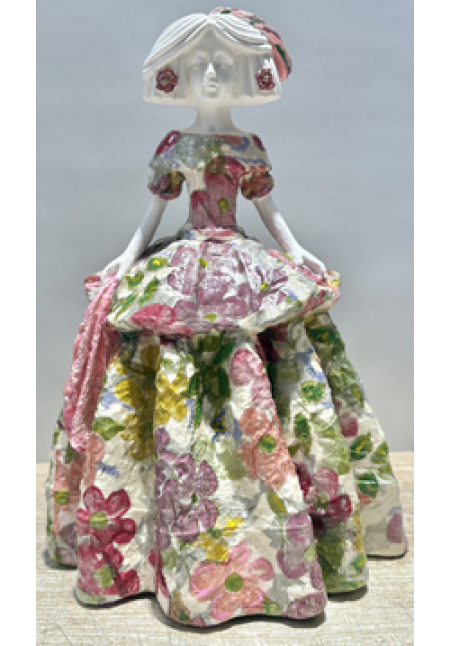 Figura Menina hecha de escayola 20cm 