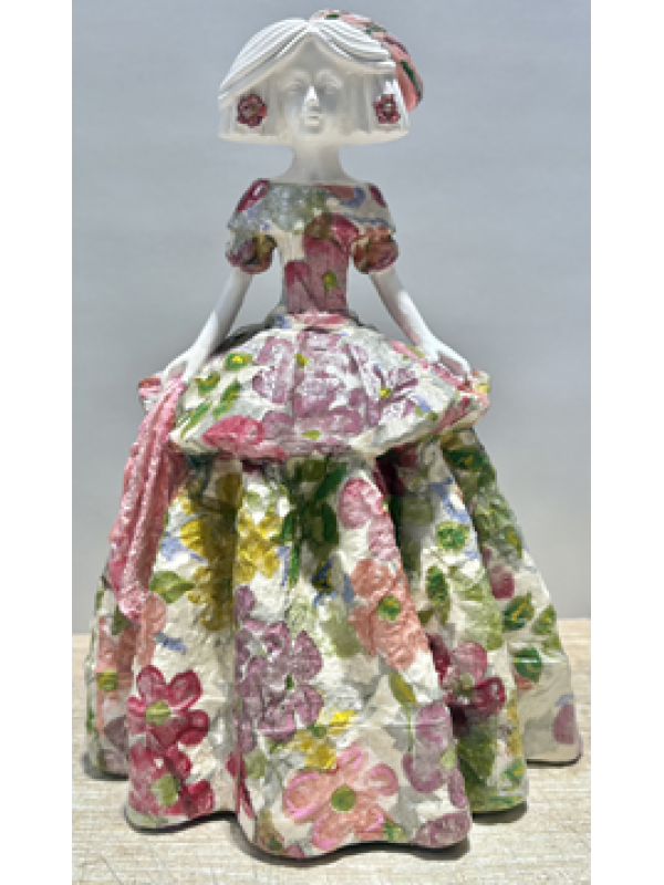 Figura Menina hecha de escayola 20cm 