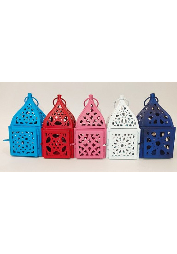Linterna Metálica Colores10cm