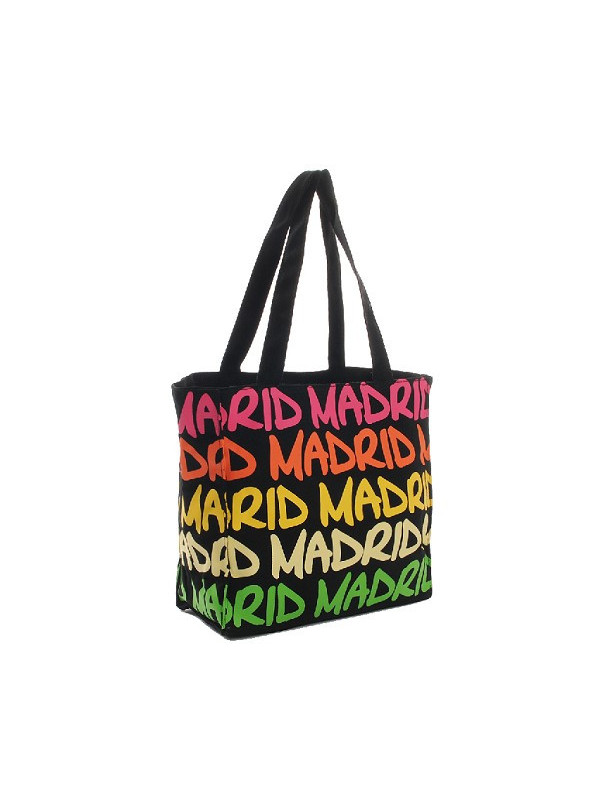 Bolso 25x25 Madrid multicolor verde-naranja