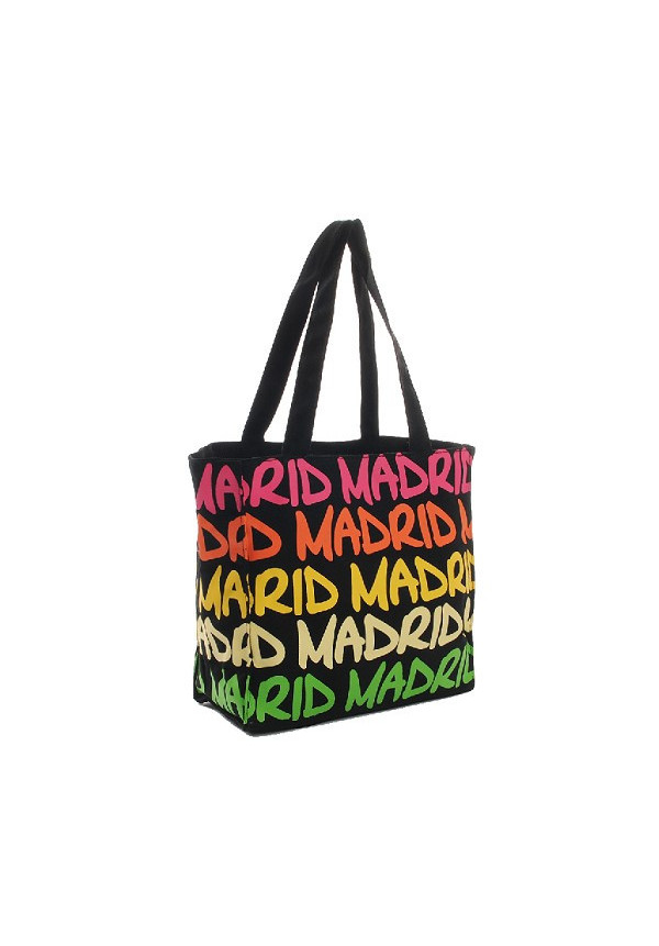 Bolso 25x25 Madrid multicolor verde-naranja