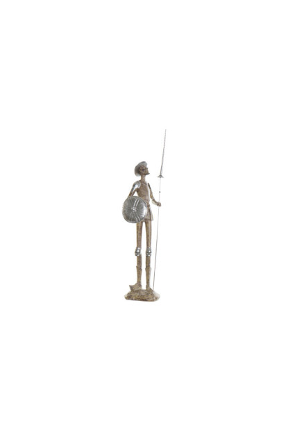 FIGURA RESINA QUIJOTE MARRON 16,5X15X58,5 