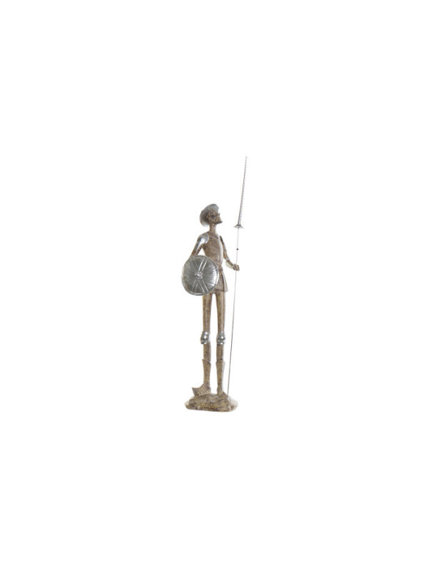 FIGURA RESINA QUIJOTE MARRON 16,5X15X58,5 