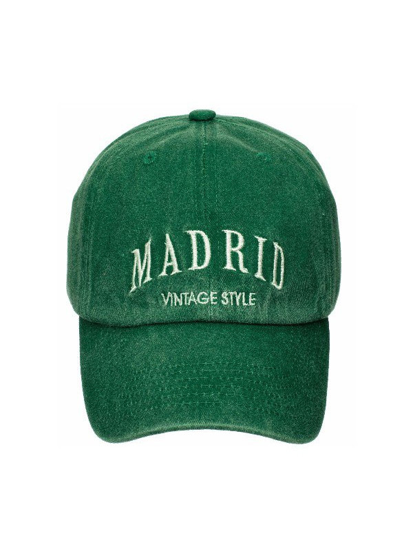 Gorra Madrid vintage style verde