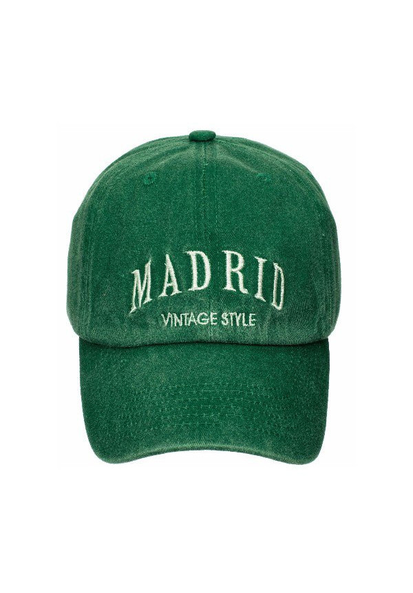 Gorra Madrid vintage style verde