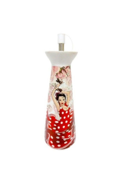 ACEITERA CERAMICA FLAMENCA, 16 X 6,5 CM.     