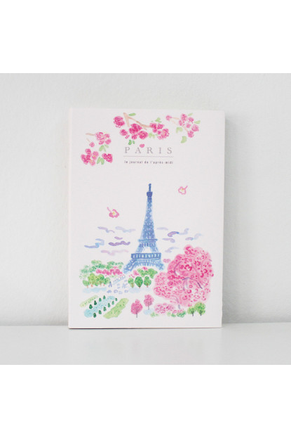 Diario de viaje de Paris  ilustrado por la artista japonesa Wooran