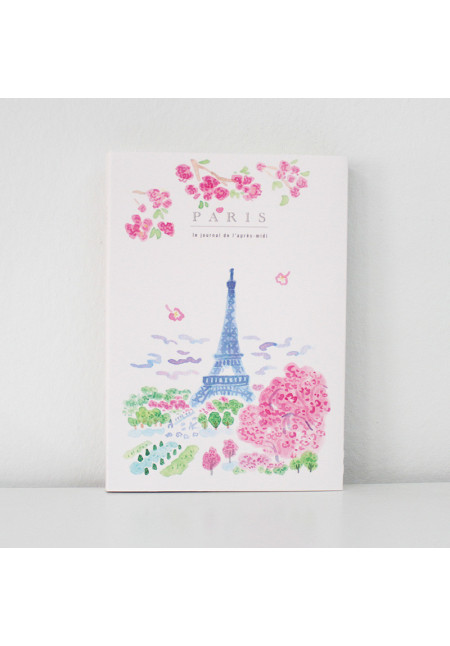 Diario de viaje de Paris  ilustrado por la artista japonesa Wooran