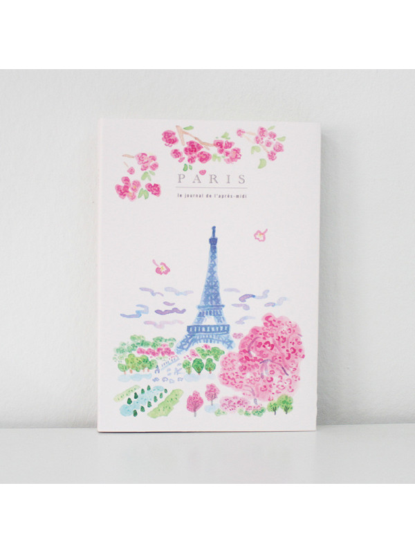 Diario de viaje de Paris  ilustrado por la artista japonesa Wooran