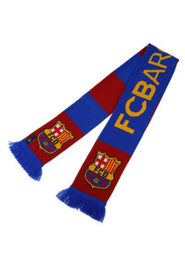 Bufanda con diseño del F.C. Barcelona
