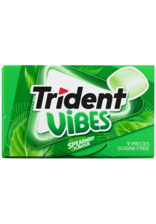 Chicles Trident Vibes Hierbabuena 21g