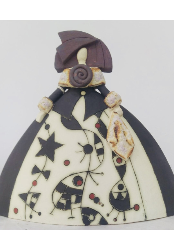 MENINA “MADRID”.   Colección realizada en barro refractario Albino,