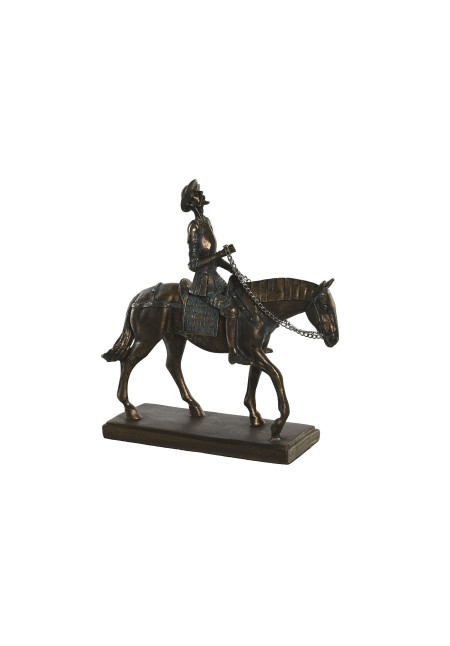 FIGURA RESINA 20X7X22 10CM, QUIJOTE CABALLO