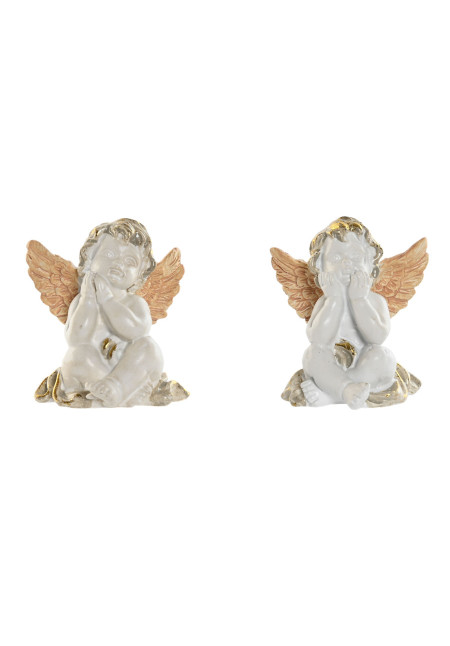 FIGURA RESINA 6,5X6X7 ANGEL DORADO 2 SURT.