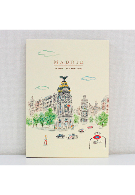 Diario de viaje ilustrado por la artista japonesa Wooran. Gran Vía 