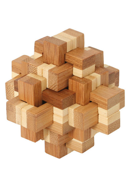 Rompecabezas - IQ-TEST PUZZLE DE BAMBÚ BLOQUES CRUZADOS