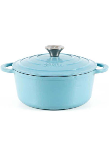 Cocotte Hierro Fundido (Azul Cielo, 22 cm)