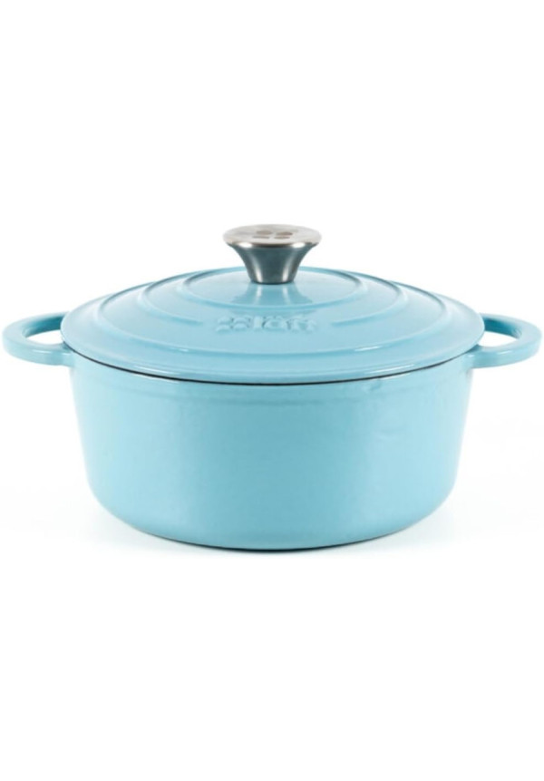 Cocotte Hierro Fundido (Azul Cielo, 22 cm)