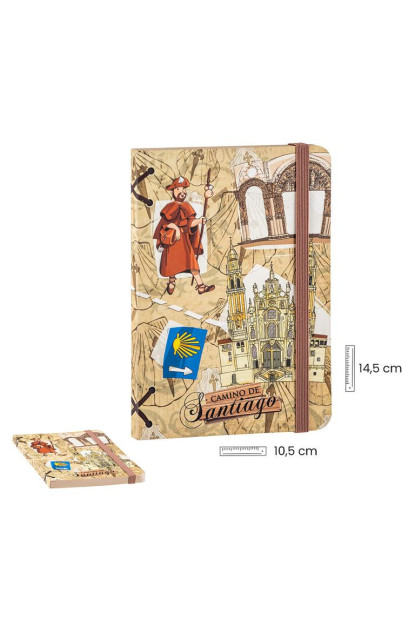 AGENDA BORDE COLOR CAMINO A6