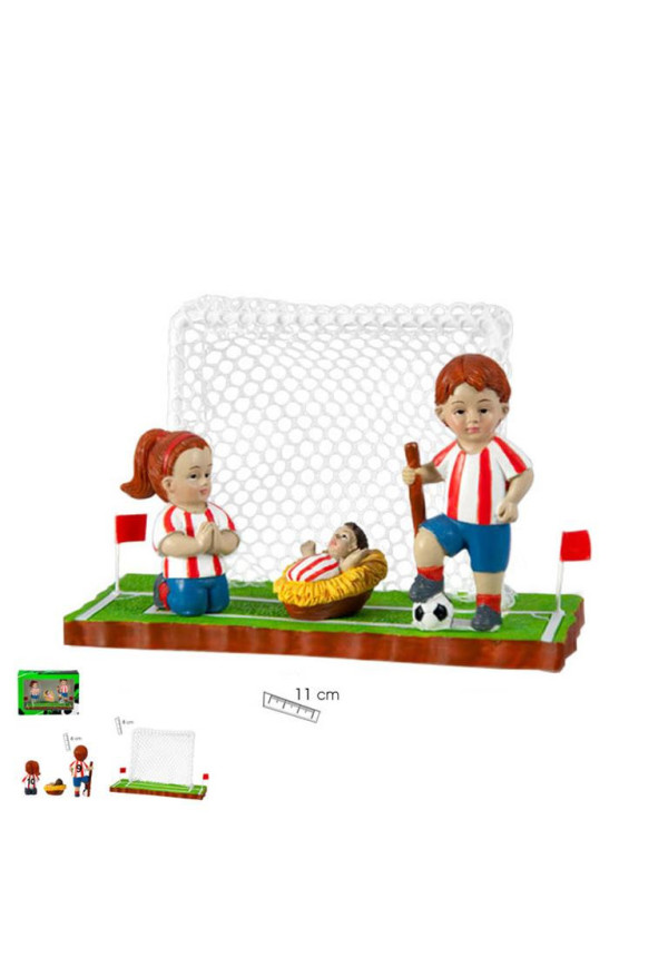 MISTERIO FUTBOL RAYAS ROJAS Y AZUL