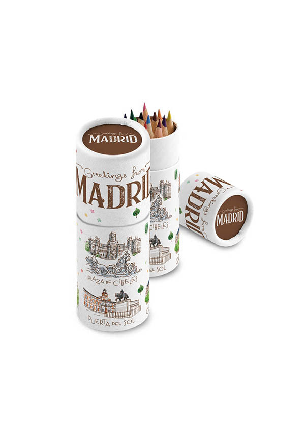 PACK DE 12 LAPIZ MADRID ACUARELA (MADRID)