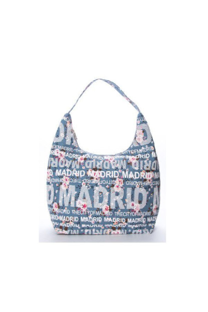 Bolso Góndola España flores beige