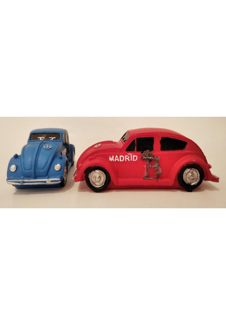 Escarabajo de Madrid hecho de resina
