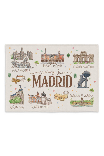 PAÑO COCINA MADRID ACUARELA (MADRID)