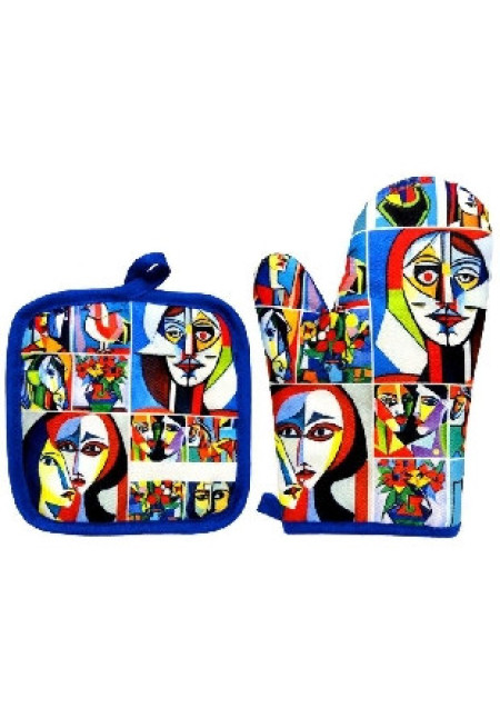 Manopla de COCINA PICASSO 26 X 17 CM.