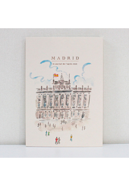 Diario de viaje ilustrado por la artista japonesa Wooran. Palacio Real 