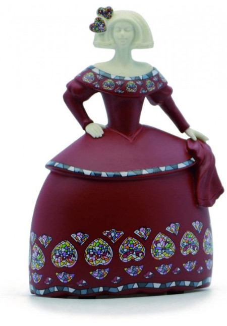 Figura Decorativa original de la marca Nadal, Menina, rojo