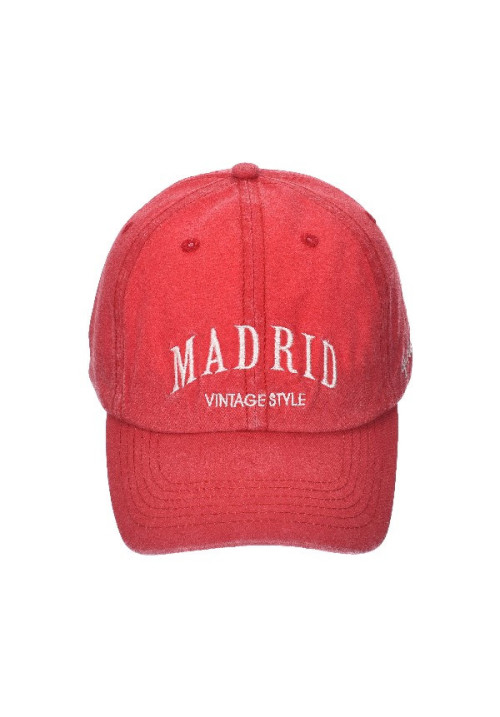 Gorra Madrid vintage style rojo