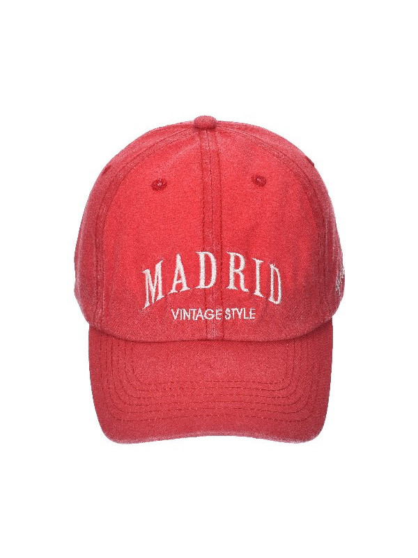 Gorra Madrid vintage style rojo