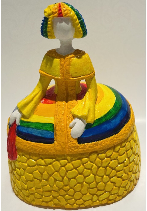 Figura Menina mosaico Orgullo 12cm