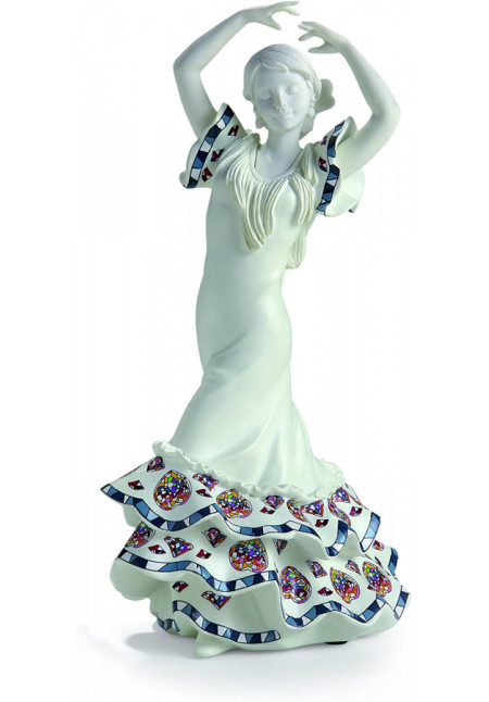 Figura Decorativa sevillana blanca, Resina, Multicolor, 9x6.50x15.50 Figura Decorativa sevillana blanca, Resina, Multicolor, 9x6.50x15.50