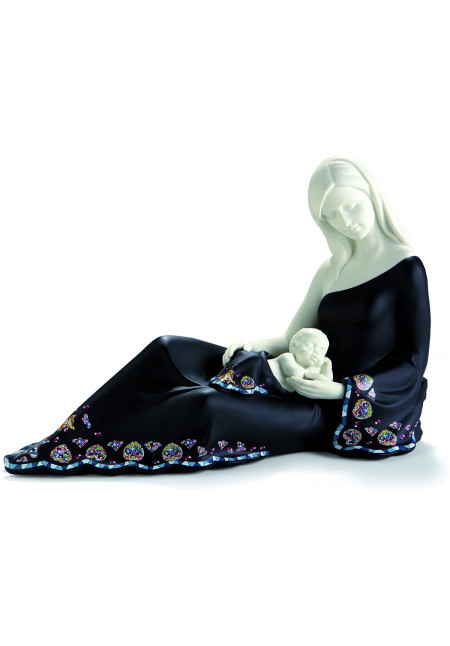Figura decorativa original de la marca Nadal, Amor incondicional Negro