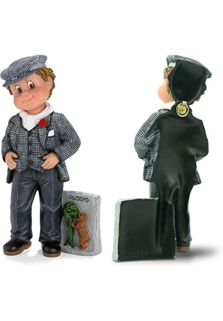 Figura Madrileño Teja, 15cm.  Colección PEQUEÑOS TESOROS
