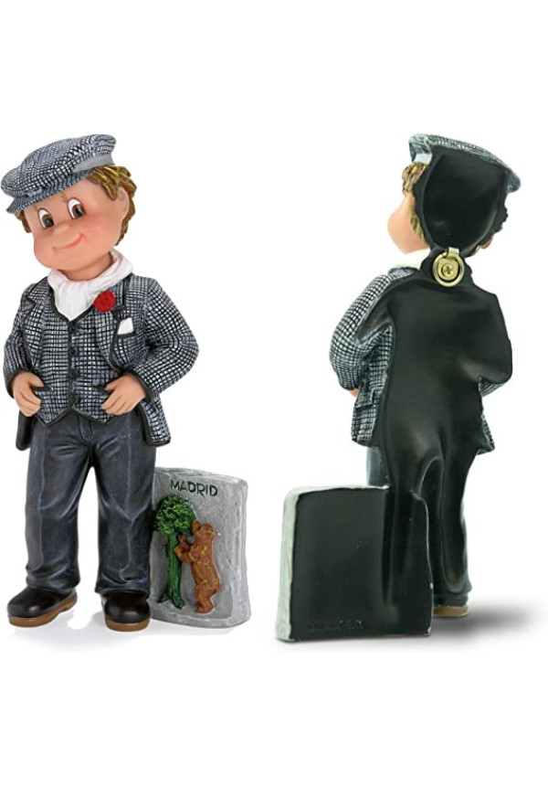 Figura Madrileño Teja, 15cm.  Colección PEQUEÑOS TESOROS