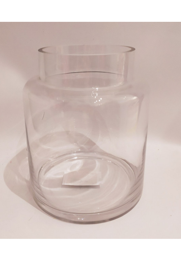 Jarrón de cristal 18.5x15cm