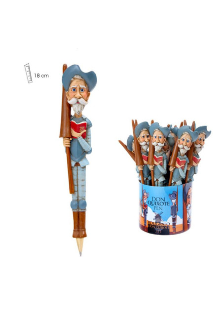 Bolígrafo Quijote en Resina 