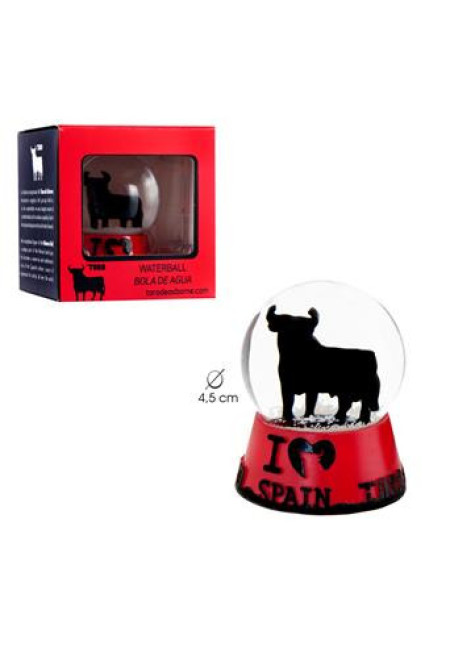 Bola de Agua Toro Negro de Osborne 4,5 cm Bola de Agua Toro Negro de Osborne 4,5 cm