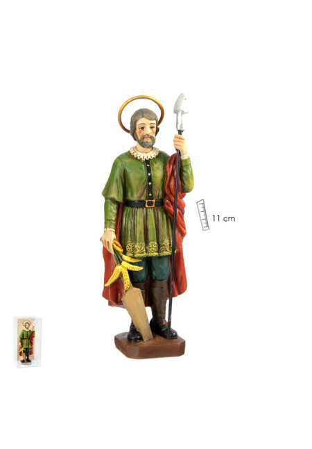 Figura San Isidro Labrador 11 cm Figura San Isidro Labrador 11 cm