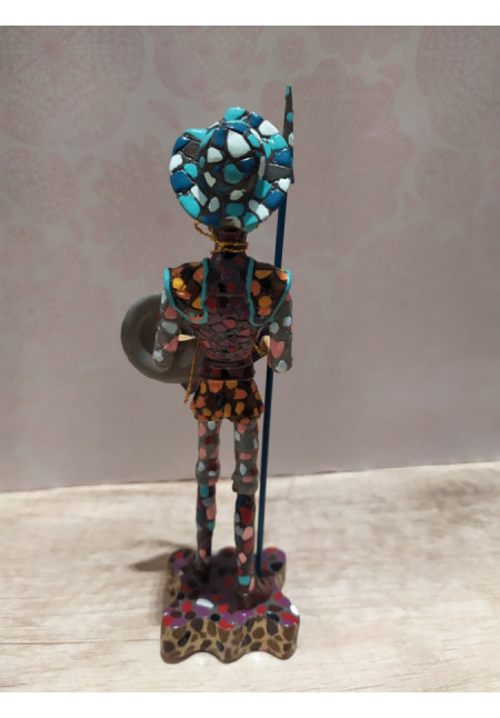 Figura Don Quijote Mosaico 17 x 4 cm