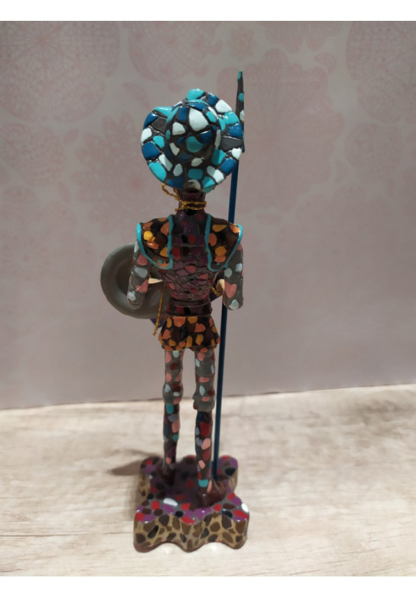 Figura Don Quijote Mosaico 17 x 4 cm