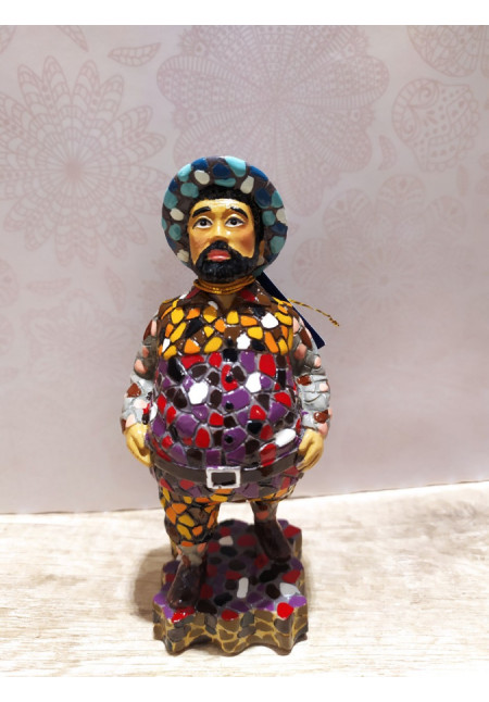 Figura Sancho Panza Mosaico 13x4cm