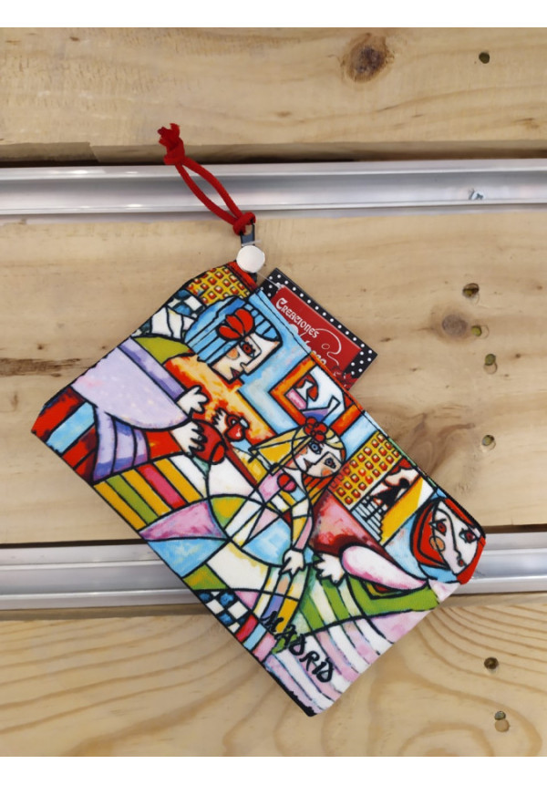 Monedero Menina moderna 11x15cm 